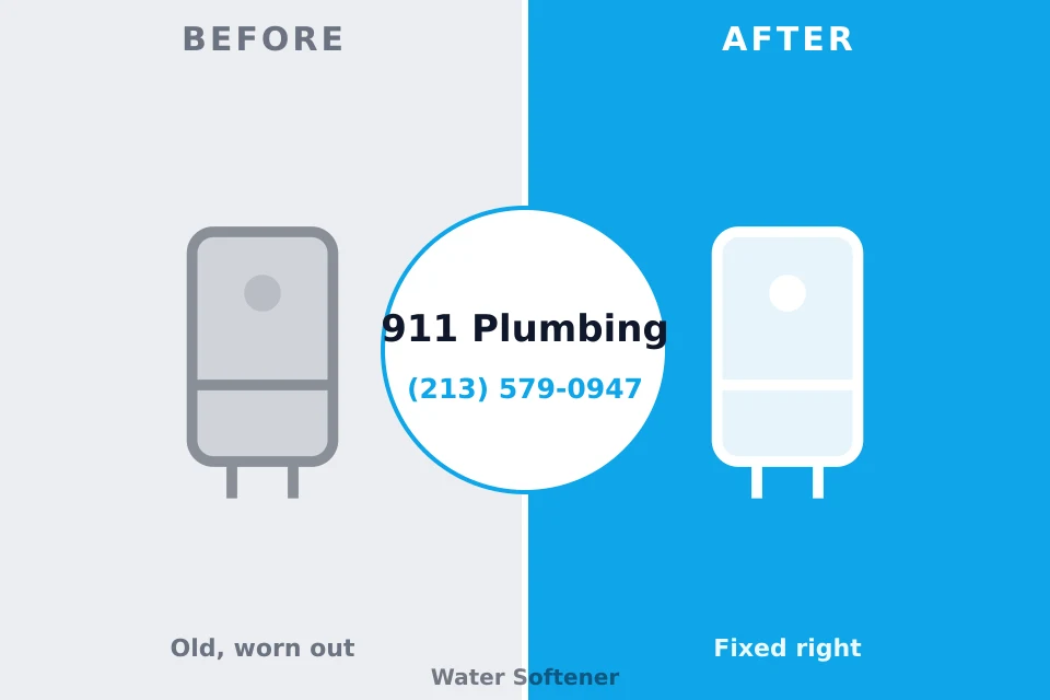Before and after: plumbing company North Wales, PA